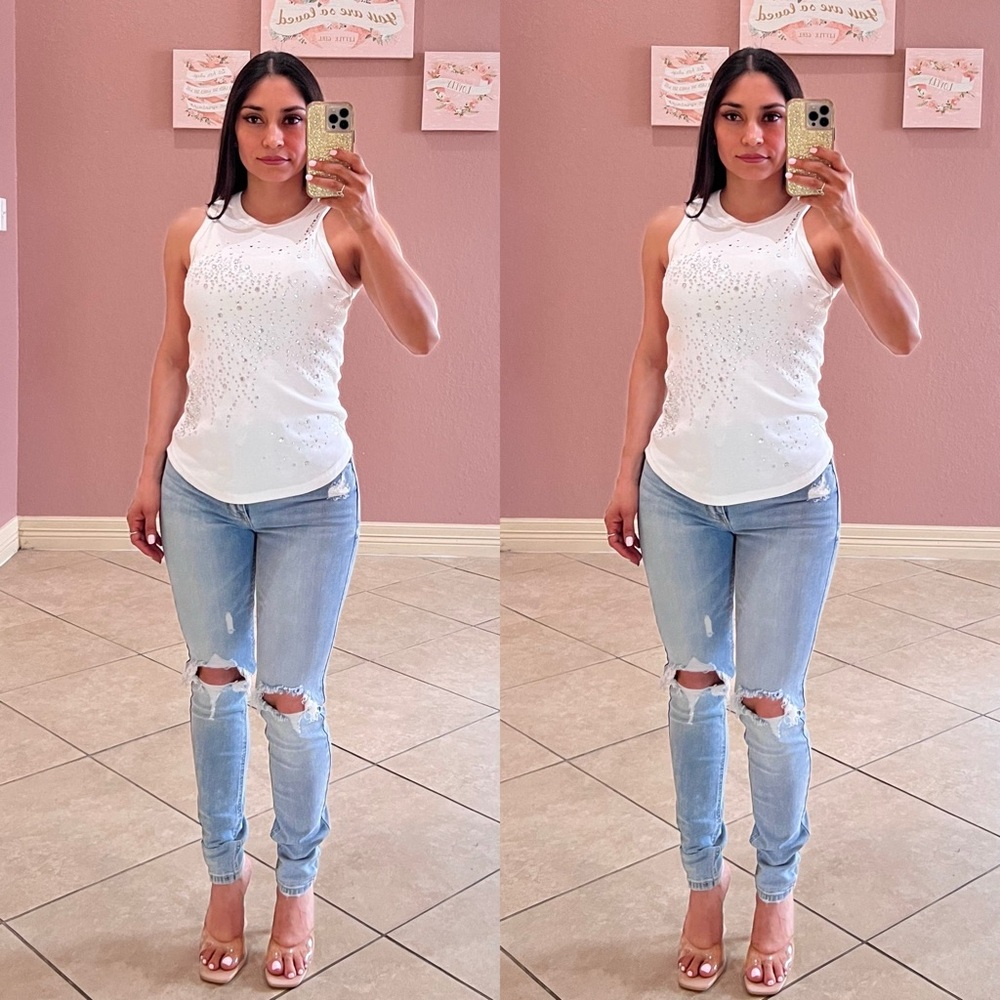 Ximena Embellished Tank Top - Picture 2 of 5
